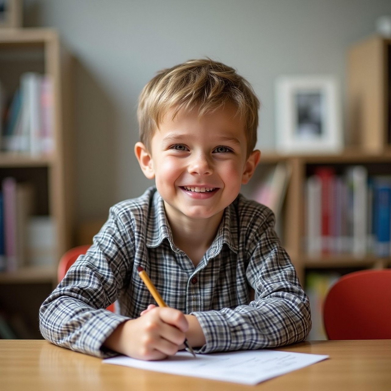 Creative child drawing